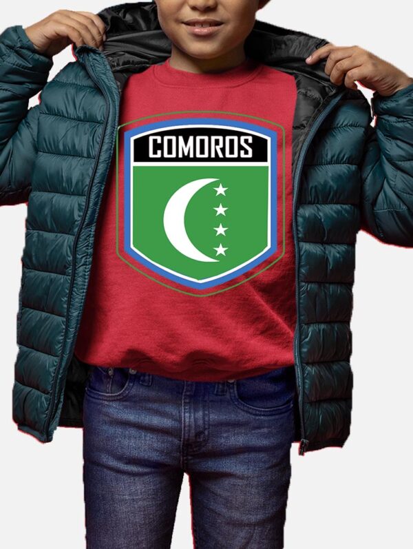 Sweat Col Rond Garçon - comores croissant péré