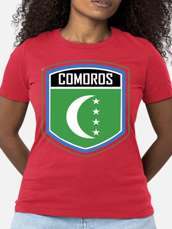 T-Shirt Femme - comores croissant péré 🇰🇲