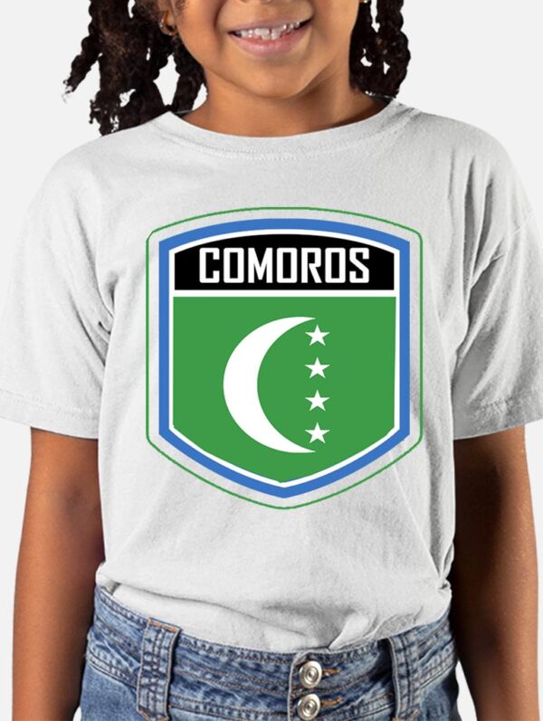 T-shirt Fille - comores croissant péré
