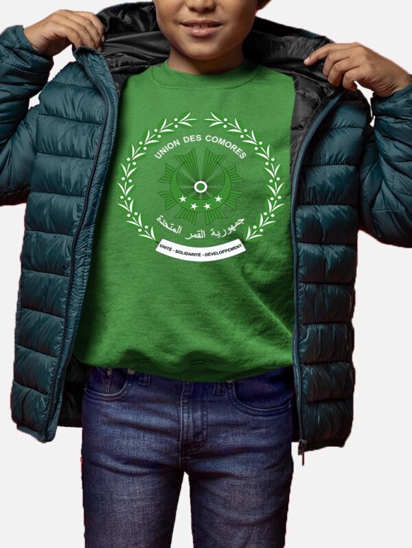 Sweat Col Rond Garçon - symbole comores