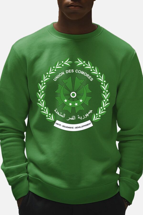 Sweat Col Rond Homme - symbole comores
