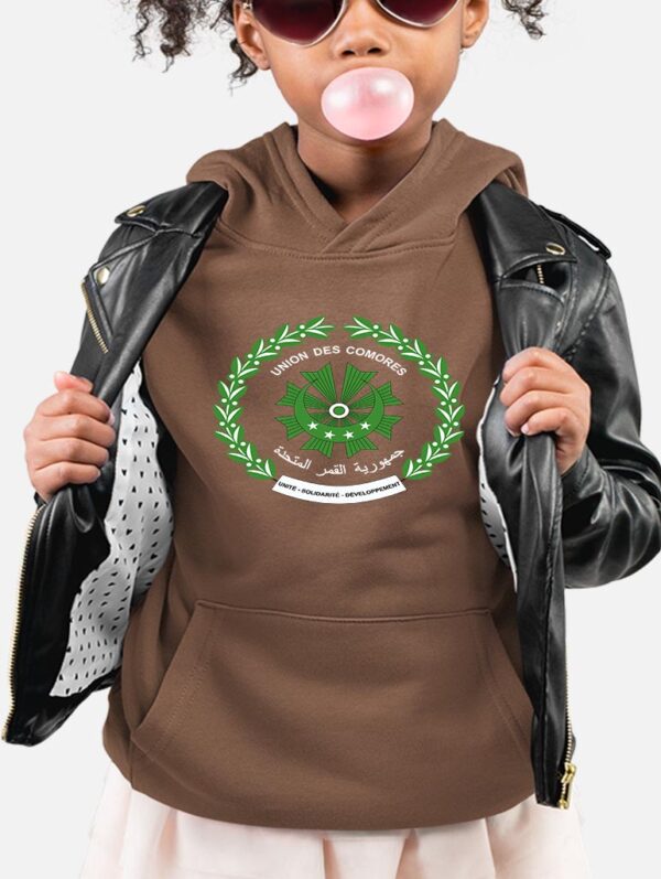 Sweat Capuche Fille - symbole comores
