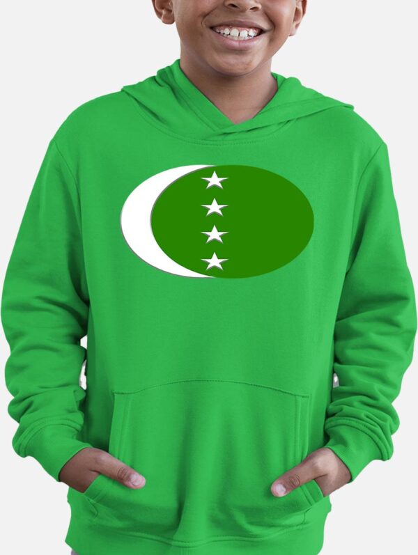Sweat Capuche Garçon - comores - Croissant lune