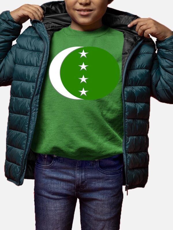 Sweat Col Rond Garçon - Croissant lune