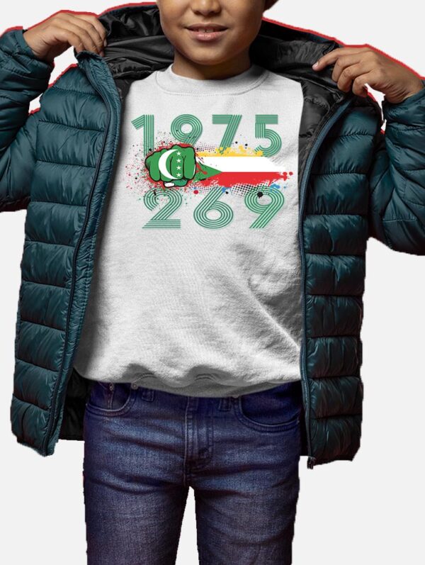 Sweat Col Rond Garçon - indépendance  75