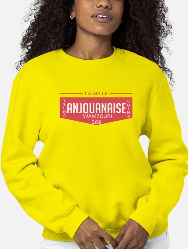 Sweat Col Rond Femme -La belle anjouanaise
