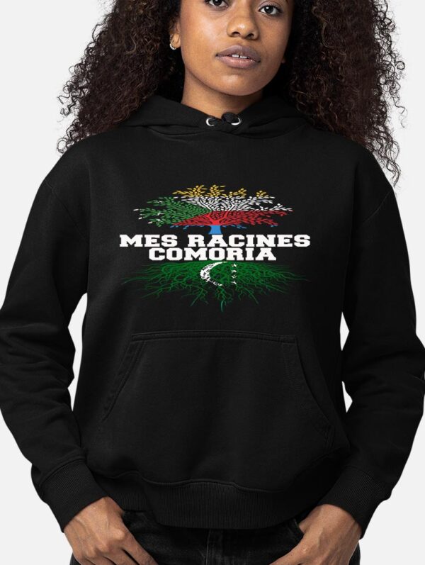 Sweat Capuche Femme - Mes racines comoria