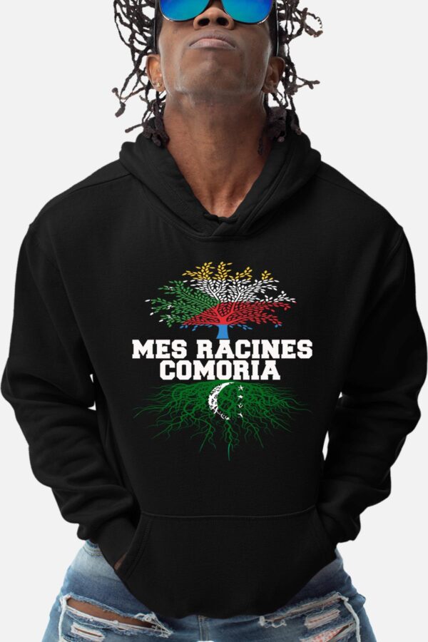 Sweat Capuche Homme - Mes racines comoria