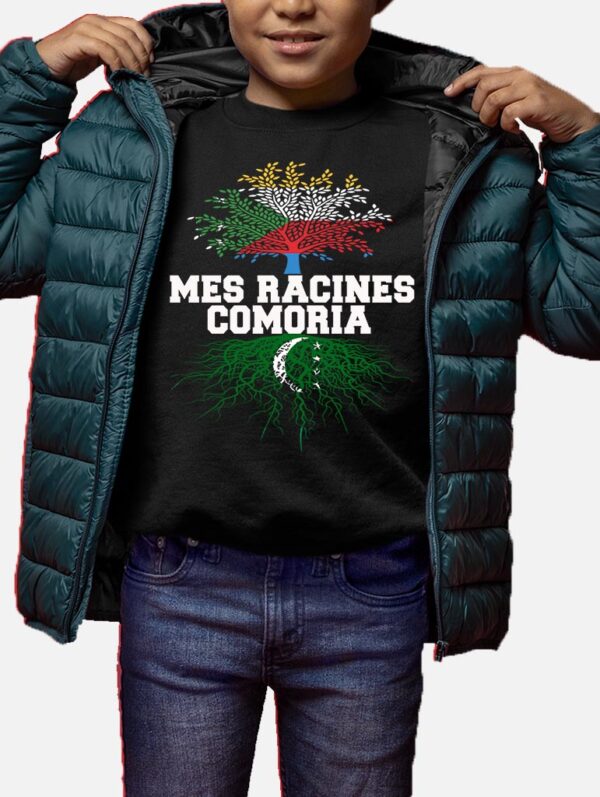 Sweat Col Rond Garçon - Mes racines comoria