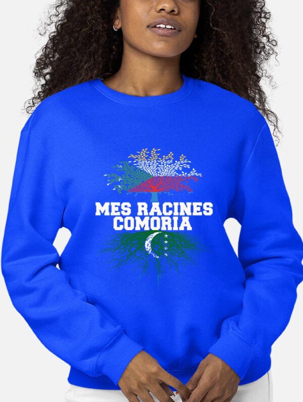 Sweat Col Rond Femme -Mes racines comoria