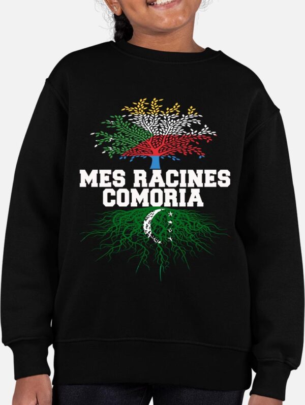 Sweat Col Rond Fille - Mes racines comoria