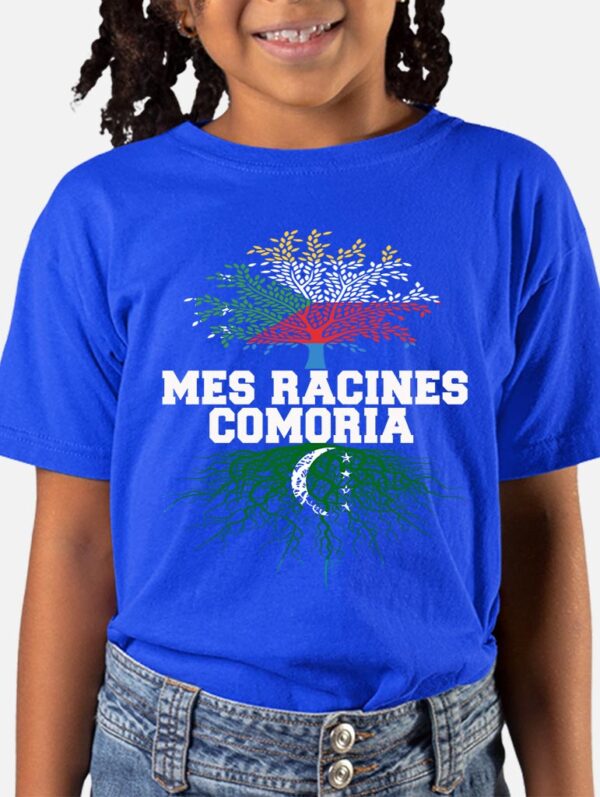 T-shirt Fille - Mes racines comoria