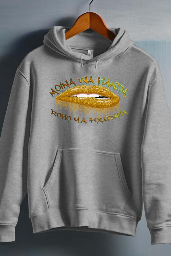 Sweat Capuche Femme - moina wa handa roho ya fouraha