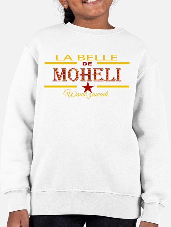 Sweat Col Rond Fille - La belle de moheli