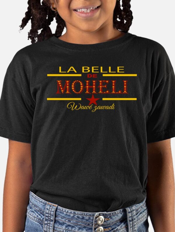 T-shirt Fille - La belle de moheli