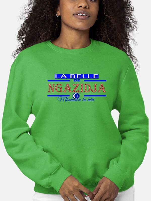 Sweat Col Rond Femme -La belle de Ngazidja