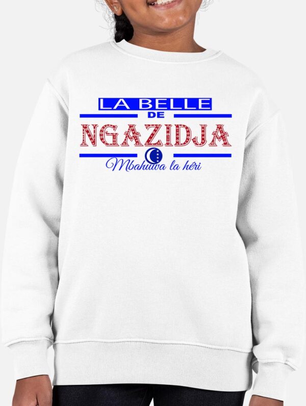 Sweat Col Rond Fille - La belle de Ngazidja