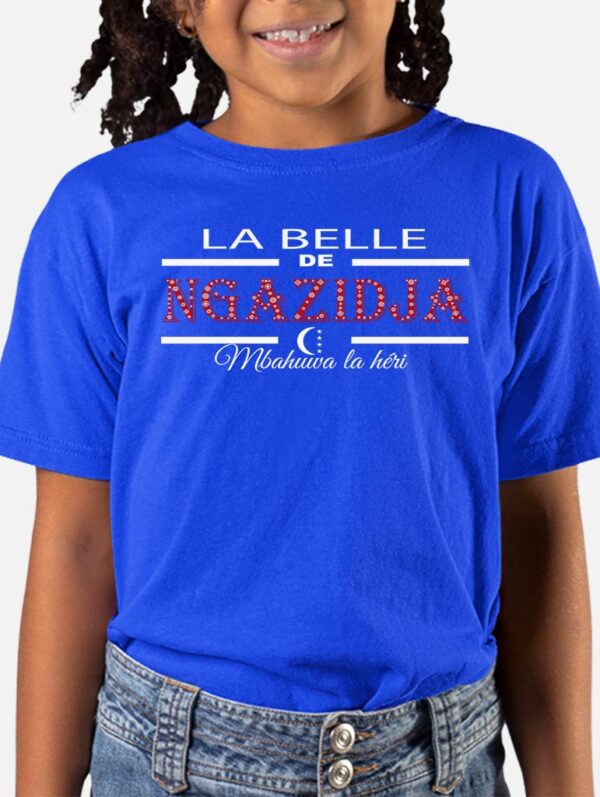 T-shirt Fille -La belle de Ngazidja