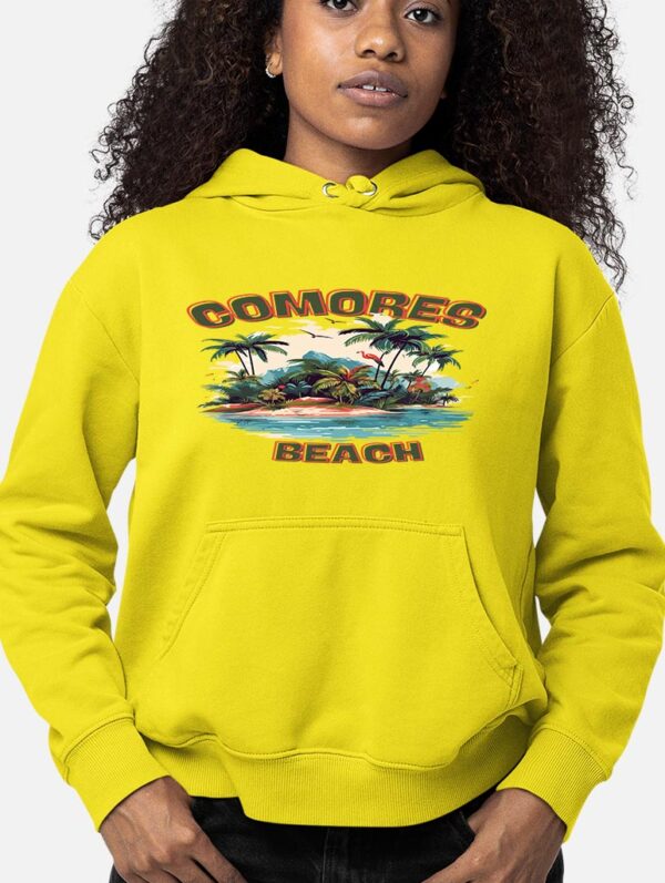 Sweat Capuche Femme -Comores beach