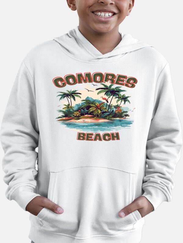 Sweat Capuche Garçon -Comores beach