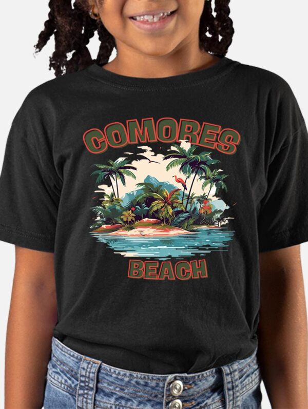 T-shirt Fille -Comores beach