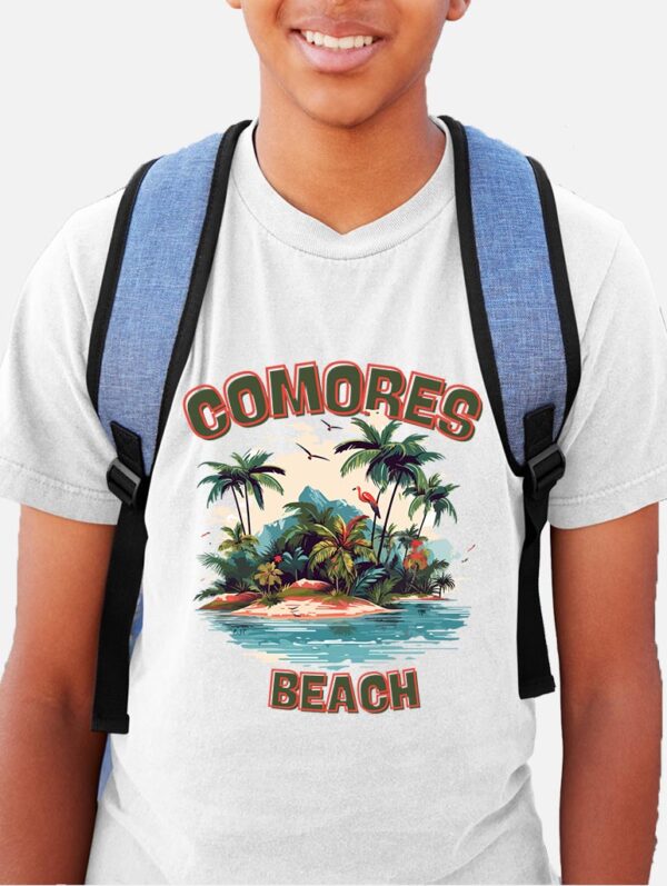 T-shirt Garçon -Comores beach