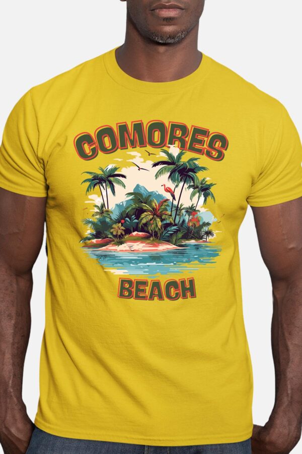 T-Shirt Homme - Comores beach