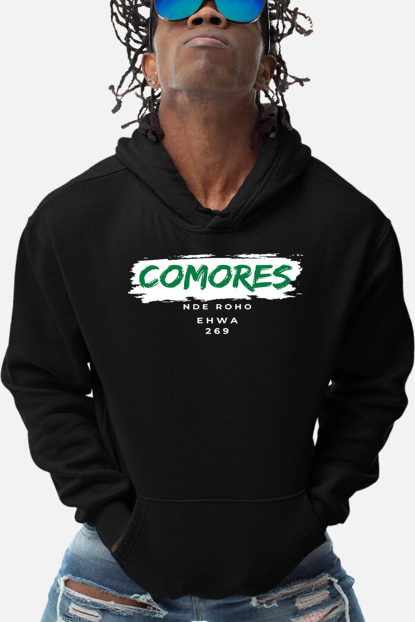 Sweat Capuche Homme - Comores Ndé Roho