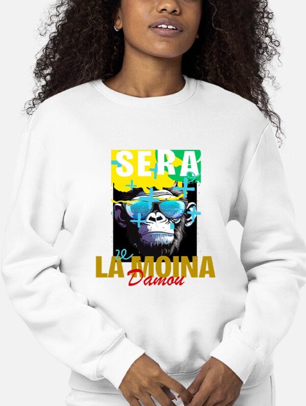 Sweat Col Rond Femme -Sera lamoina damou
