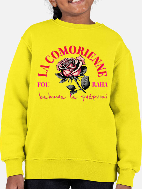 Sweat Col Rond Fille - La Comorienne fouraha na raha