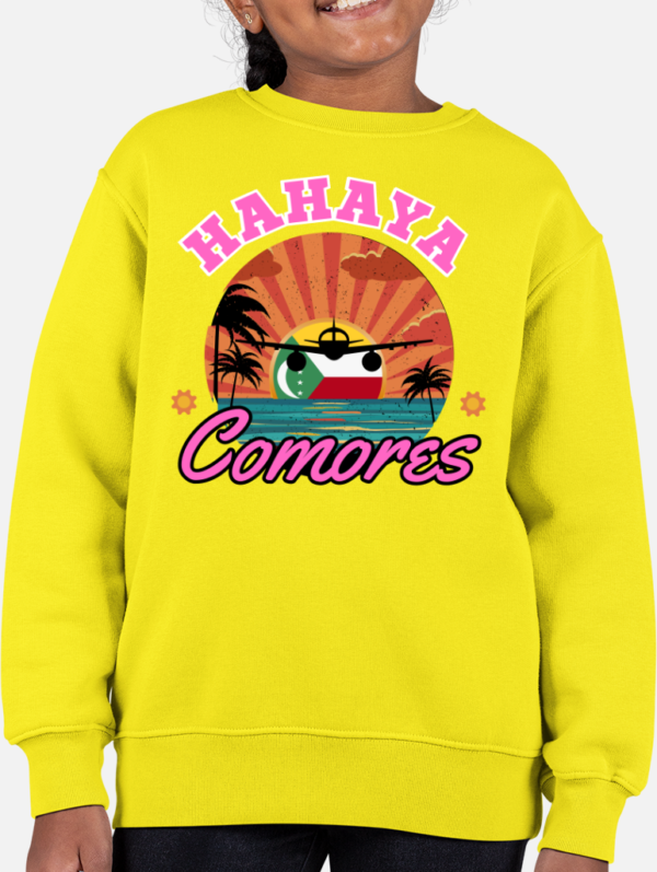 Sweat Col Rond Fille - Hahaya
